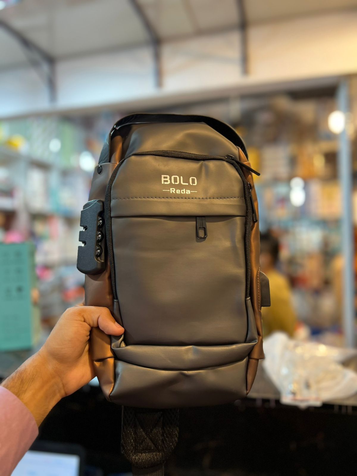 Anti-theft cross body bag