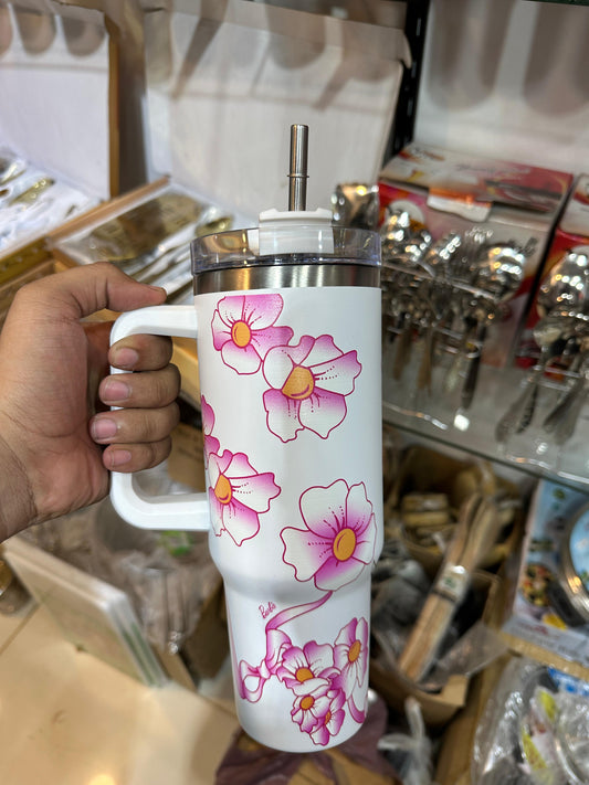 Spring bloom tumbler