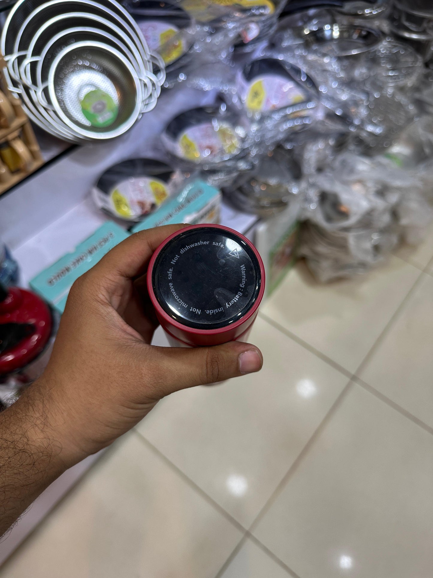Smart led temperature display bottle