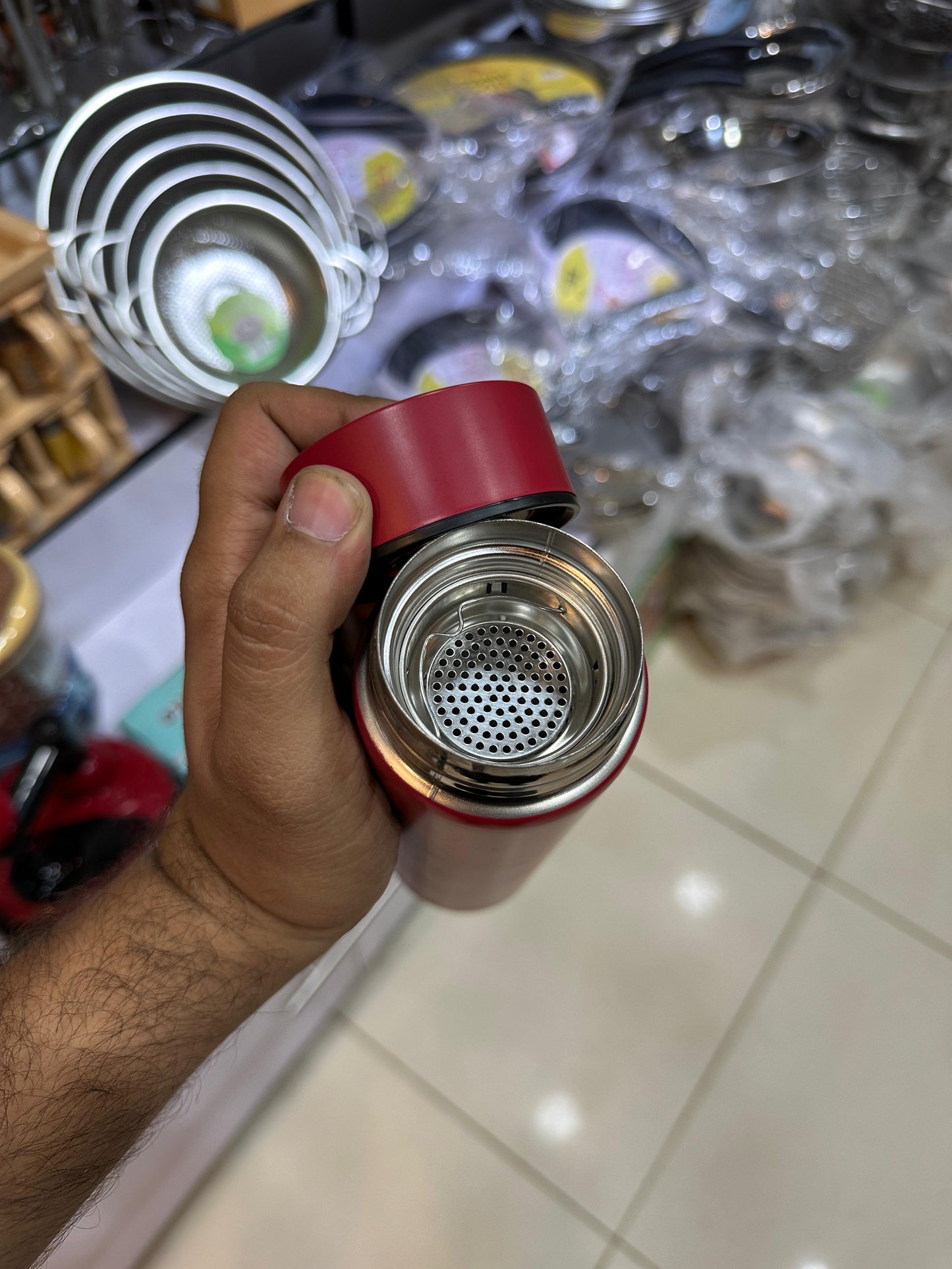 Smart led temperature display bottle