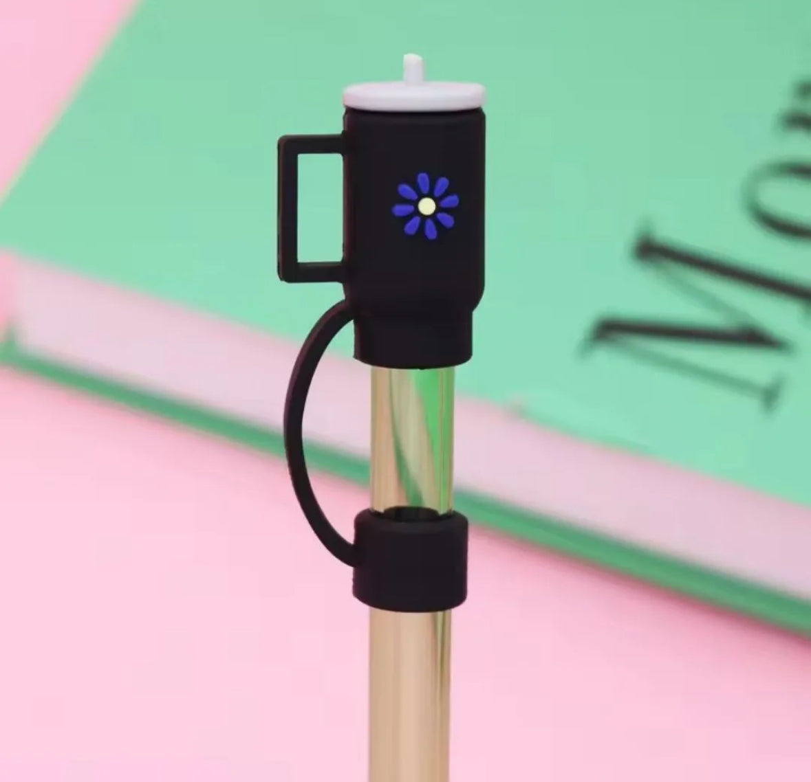Tumbler straw cap/toppers