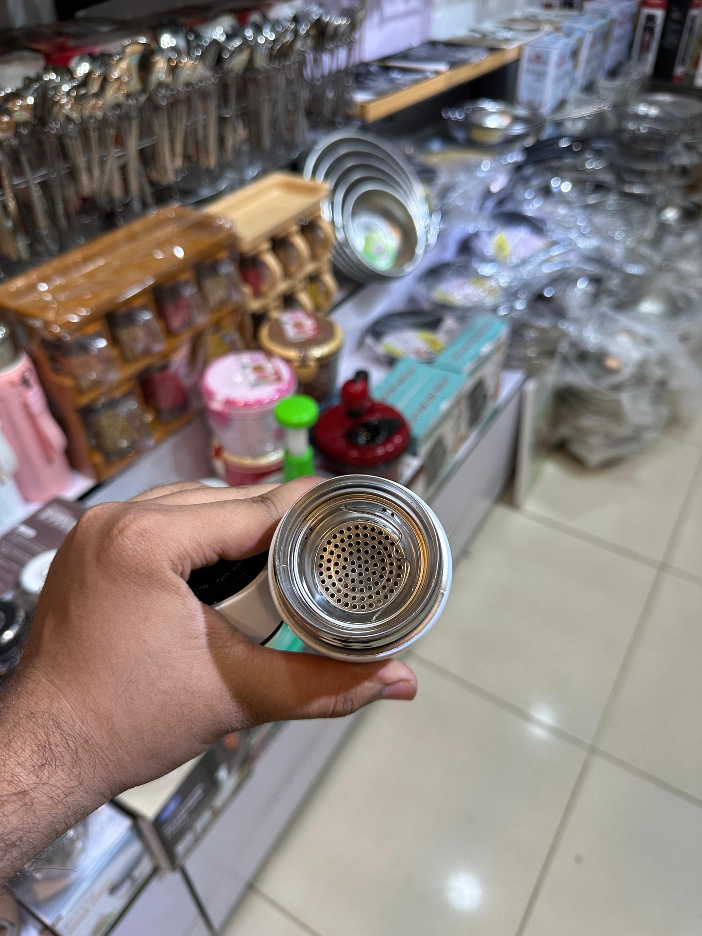 Smart led temperature display bottle