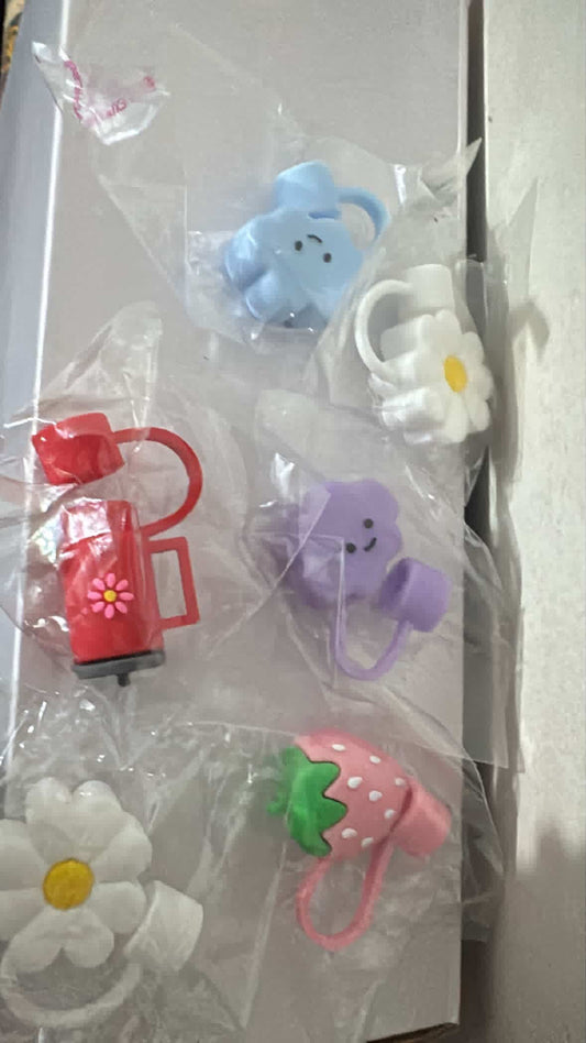Tumbler straw cap/toppers