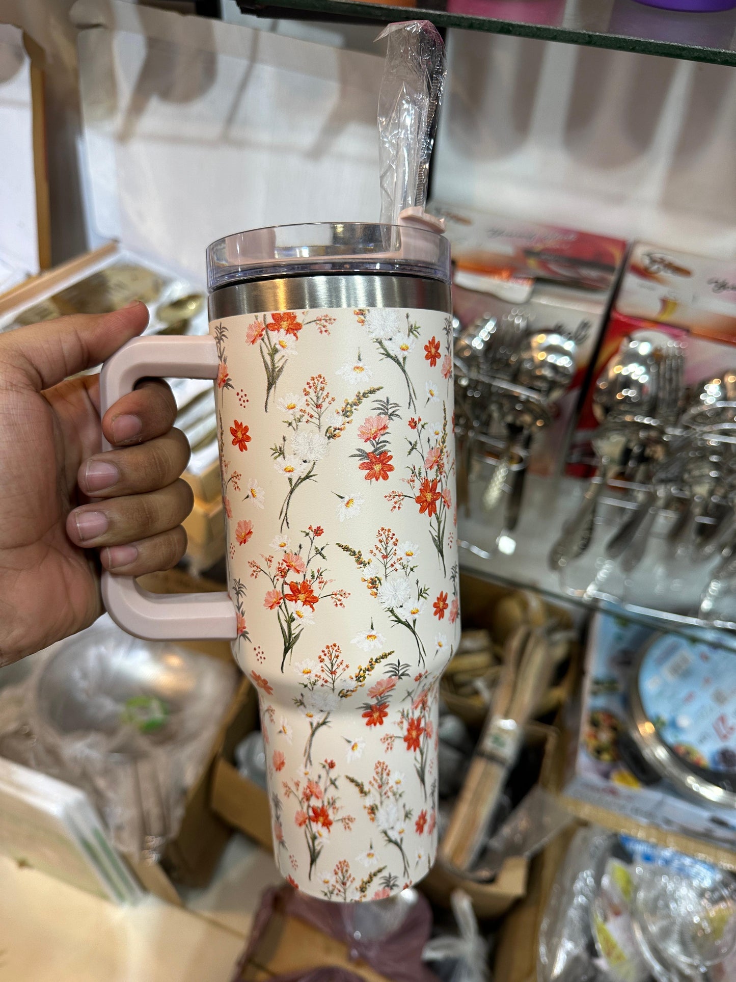 Serene bloom tumbler