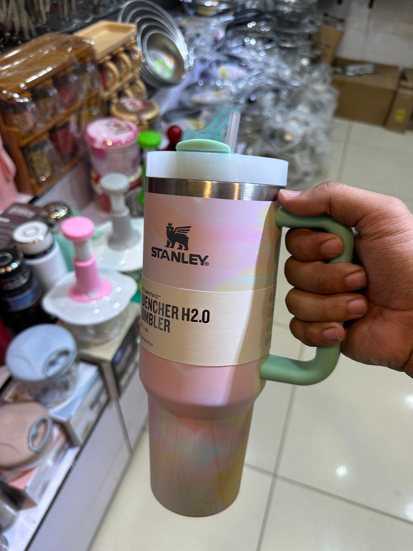 Sunset haze Stanley tumbler
