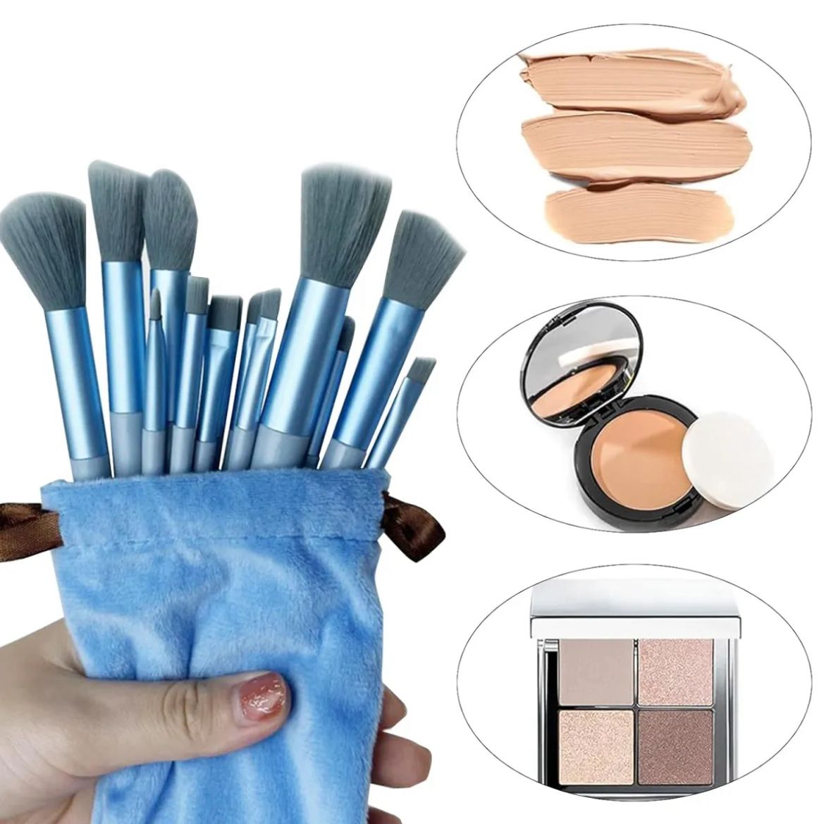 13 pieces makeup brush set