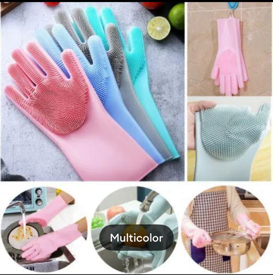 Dishwashing gloves silicone