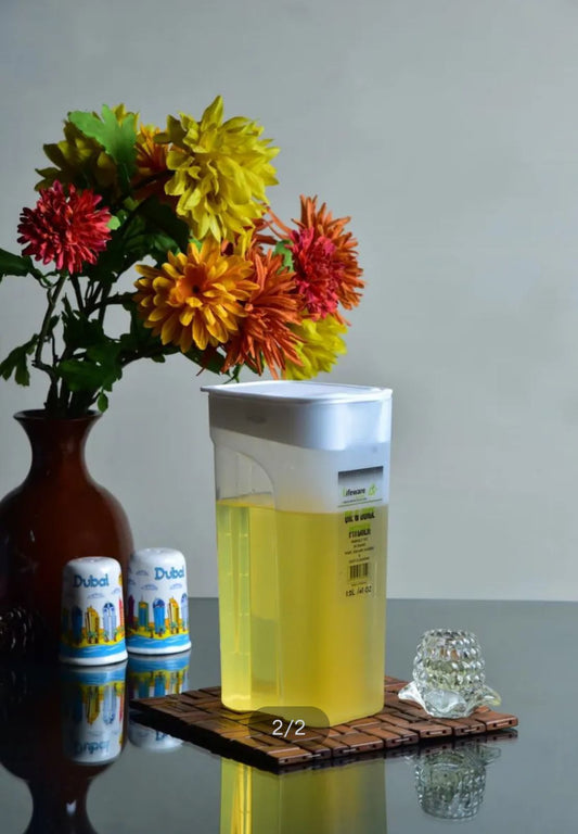 1.2 liter oil jug