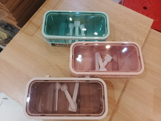 storage container with 3 compartments
