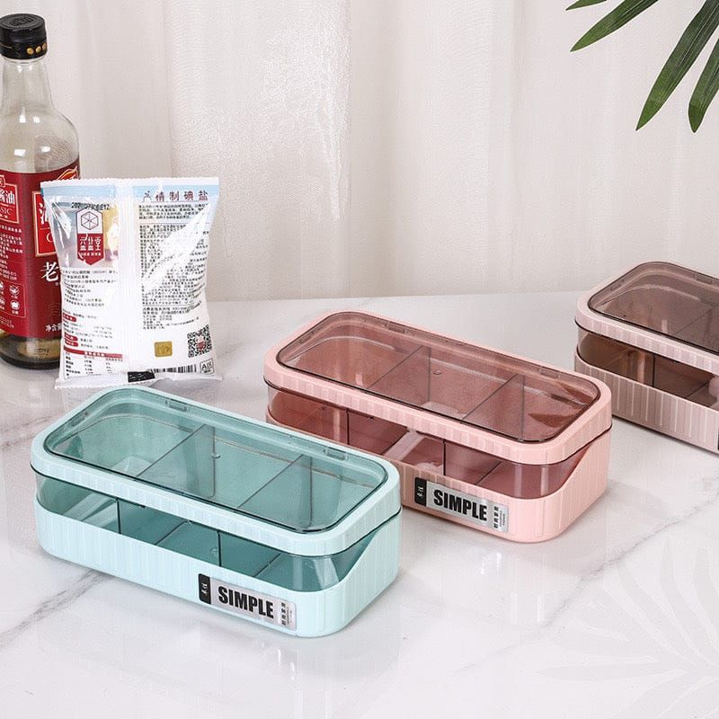 storage container with 3 compartments